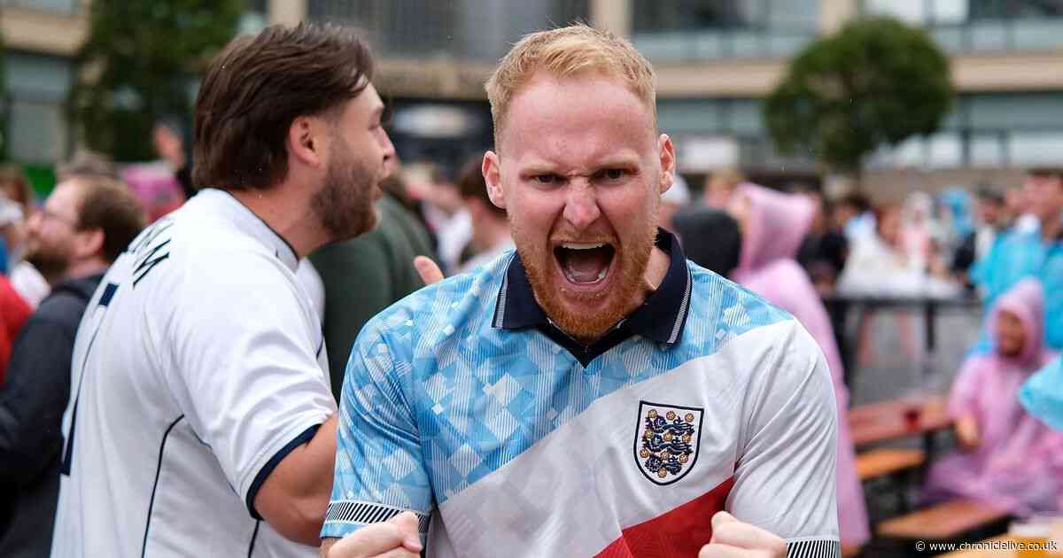 Relief at the Newcastle fan zone as two Harry Kane goals secure England win against DR Congo