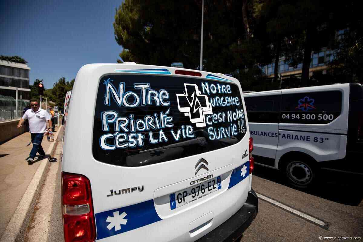 Manifestation des ambulanciers du Var : sans réponse satisfaisante des autorités, ils annoncent poursuivre le mouvement… sans impact sur la circulation pour le moment