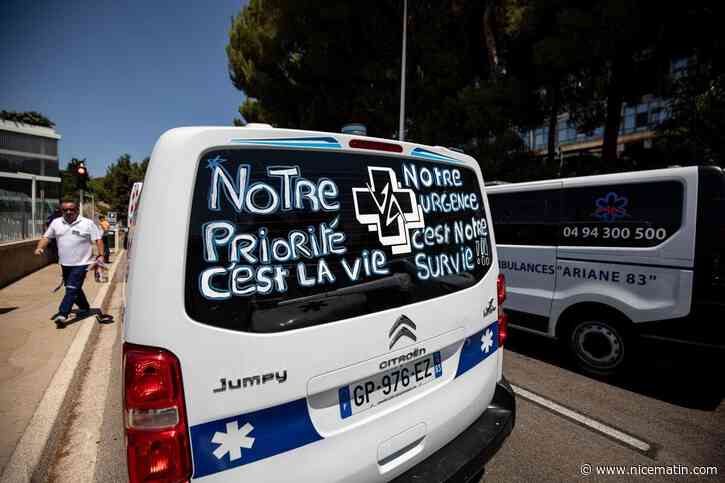 Manifestation des ambulanciers du Var : sans réponse satisfaisante des autorités, ils annoncent poursuivre le mouvement… sans impact sur la circulation pour le moment