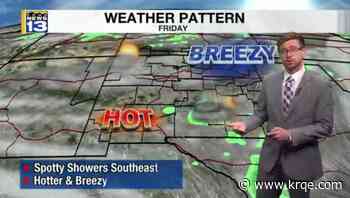 Isolated showers, storms for Wednesday afternoon