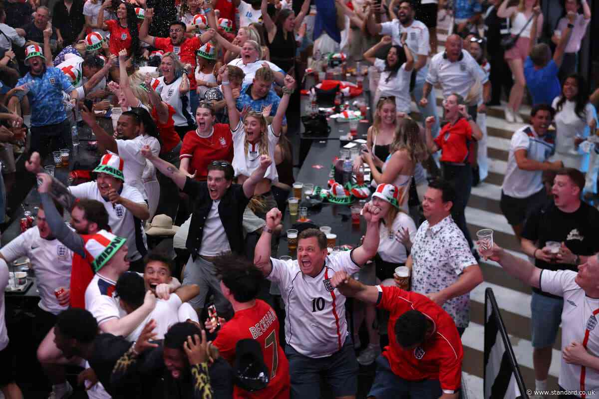 London celebrates after Kane sends England to World Cup last 16