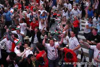 London celebrates after Kane sends England to World Cup last 16