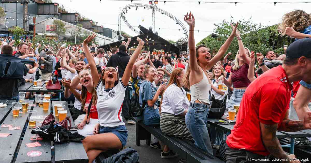In pictures: England supporters celebrate in scenes of pure joy at World Cup fan zone