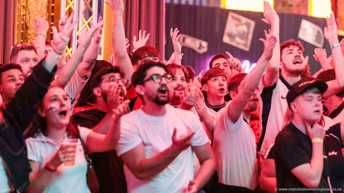 Tension and triumph in Manchester fanzone as England pull off last minute win over DR Congo