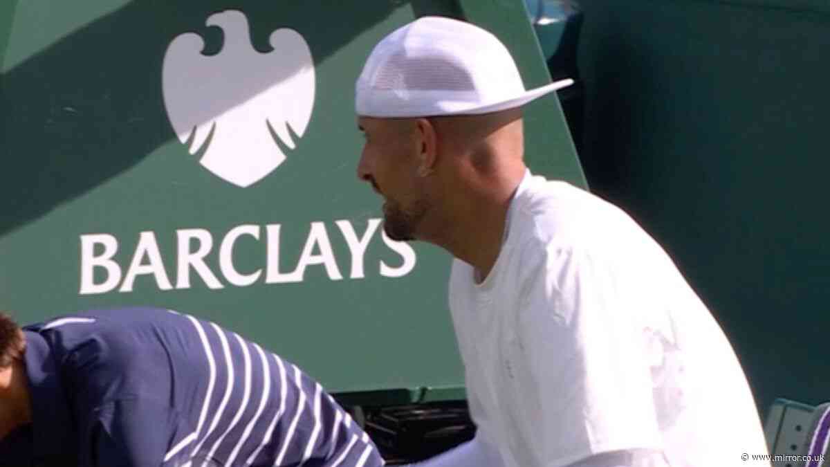 Nick Kyrgios at risk of mammoth fine after swearing in rant at Wimbledon umpire