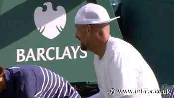 Nick Kyrgios at risk of mammoth fine after swearing in rant at Wimbledon umpire