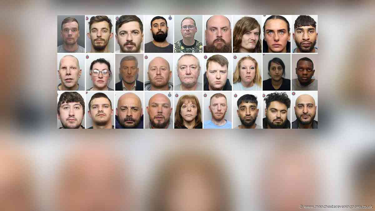The criminals locked up in Greater Manchester in June
