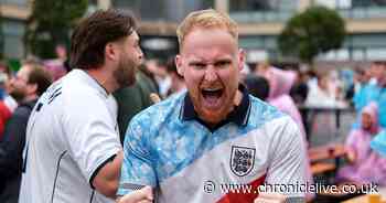 Relief in the Newcastle fan zone as two Harry Kane goals secure England win against DR Congo