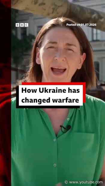How has Ukraine changed the face of modern warfare? #BBCNews