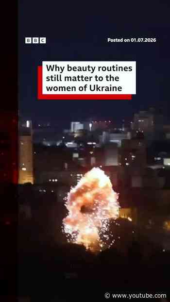Why beauty routines still matter to the women of Ukraine. #BBCNews