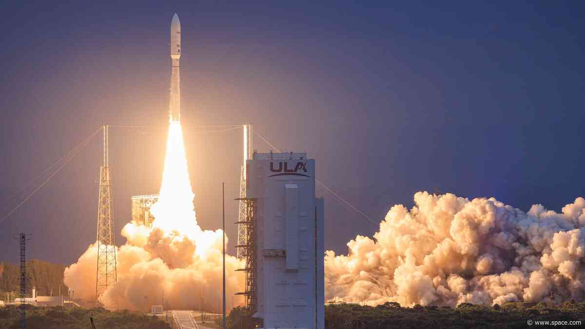 Watch Atlas V rocket launch 29 Amazon Leo broadband satellites early on July 2