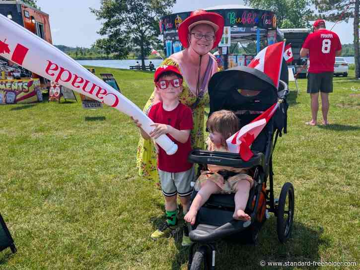 Canada Day in Lamoureux Park brings out Cornwall's patriotism
