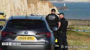 Man dies after van falls from cliff edge