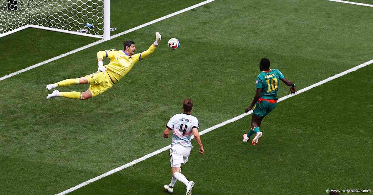 België ontsnapt aan achterstand na misser van Thibaut Courtois: Senegal raakt de paal