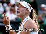 French Open champion Mirra Andreeva hurls her racquet and yells 'I QUIT' after being knocked out of Wimbledon in the second round by 2024 winner Barbora Krejcikova