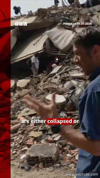 A 15-year-old boy is looking for his brother after devastating earthquakes in Venezuela. #BBCNews