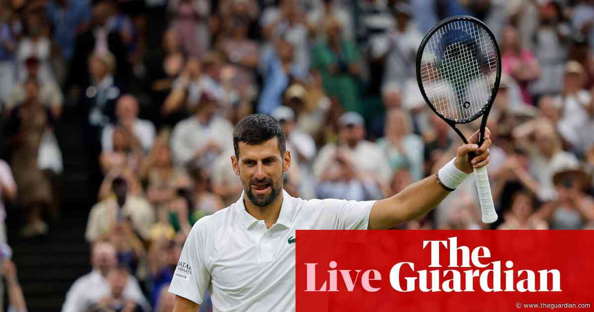 Wimbledon 2026: Djokovic beats Tsitsipas in straight sets, Krejcikova, Gauff and Sinner through – as it happened