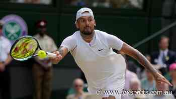 ‘I don’t give a s***’: Nick Kyrgios in fiery umpire clash as Aussie makes shock Wimbledon call