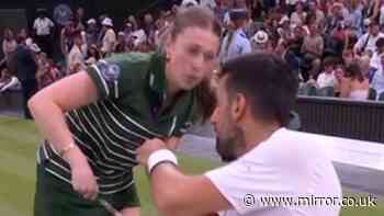 Novak Djokovic leaves Wimbledon ball kid 'terrified' with behaviour on Centre Court