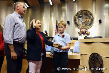 Las Vegas City Council’s Allen-Palenske, Brune take second oath of office; Diaz appointed as mayor pro tem