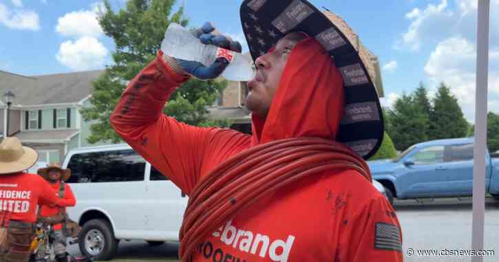 As temperatures rise in metro Atlanta, roofing companies work to keep employees cool