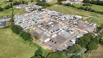 Travellers ordered to demolish huge illegal site built on protected green belt fields during weekend 'land grab'