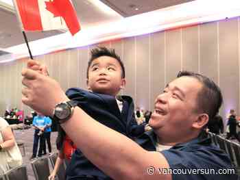 'This is an honour': Plenty of Canada Day cheer at citizenship ceremony in Vancouver
