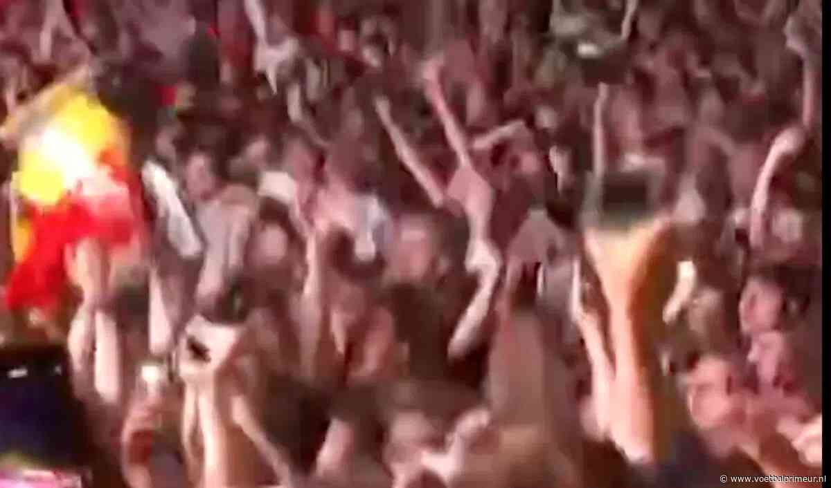 Waanzinnige beelden: Belgische fans door het dolle heen na miraculeuze ontsnapping