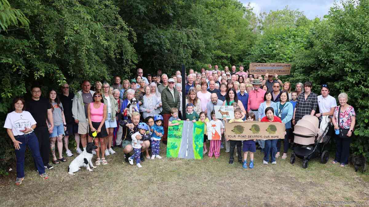 Outcry over 240-home plan as locals fear new road cutting through 'only nice bit' of Newbiggin Hall