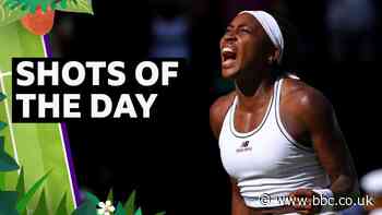 'A bit of magic!' - best shots from day three at Wimbledon
