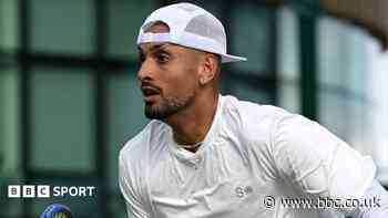 Kyrgios swears at umpire on Wimbledon return