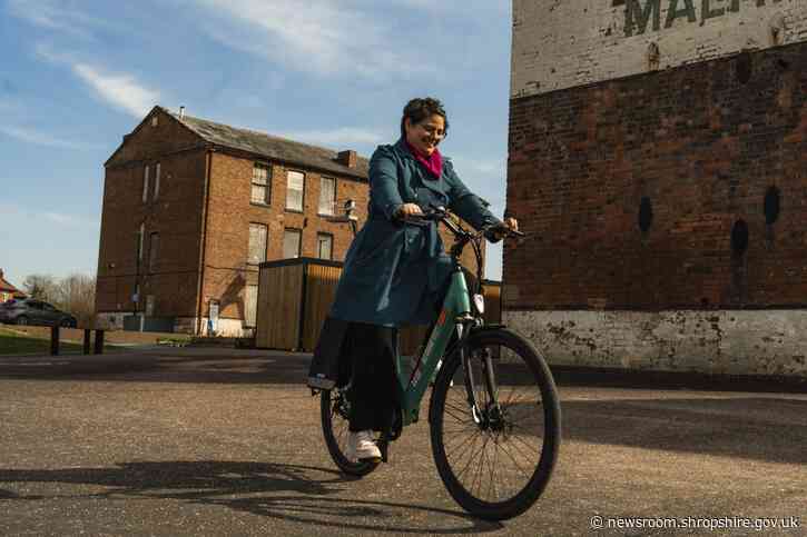 Shrewsbury eBike scheme shortlisted alongside Transport for London and other ‘giants’ at national awards
