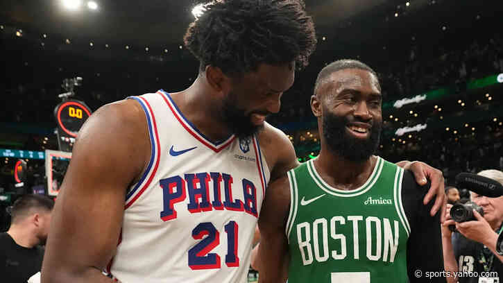 In a stunning move, Celtics reportedly trade Jaylen Brown to 76ers for Paul George, two first-round picks