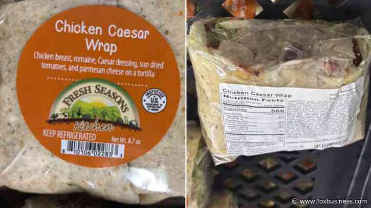 Chicken Caesar wraps sold in 2 states may contain deadly Listeria, USDA warns