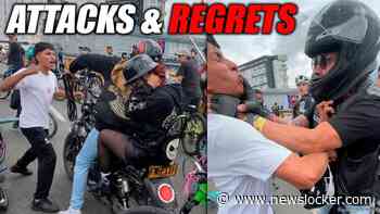 WHEN CYCLISTS GET HUMBLED | INSANE MOTORCYCLE CRASHES &amp; MOMENTS | #33