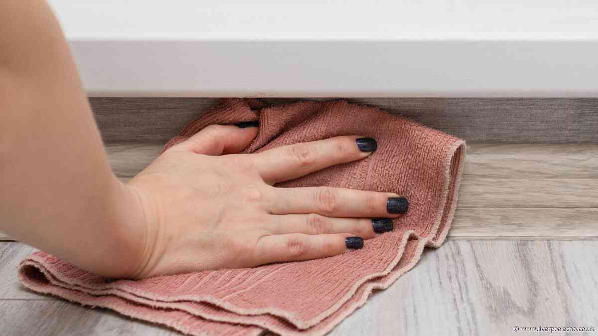 Skirting board will 'repel dust' for a month if wiped with 1 common household item