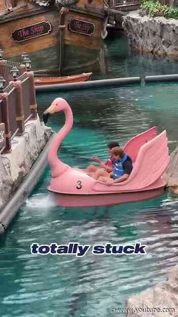 Aidan Park & Bauer Berry Get Stuck on Paddle Boat!