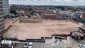 Demolition complete at former department store site