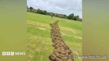 Cricket club's pitch ploughed up by vandals