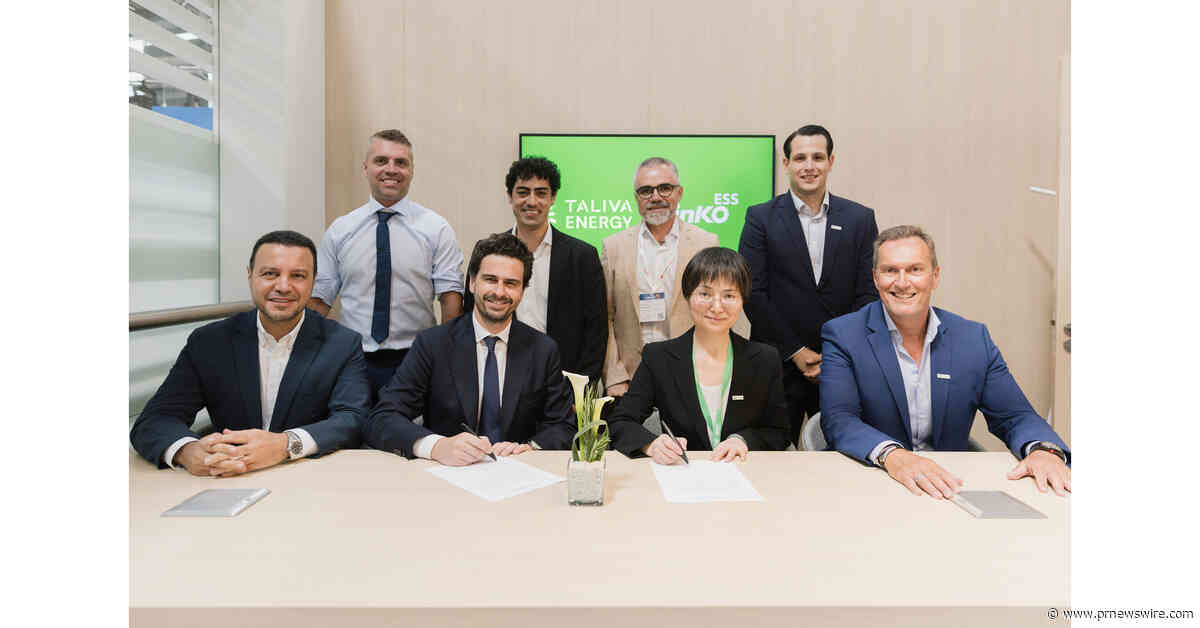 Jinko ESS and Taliva Energy Sign 400MWh Energy Storage Project Portfolio