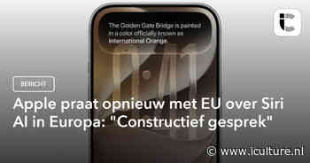 Apple praat opnieuw met EU over Siri AI in Europa: “Constructief gesprek”