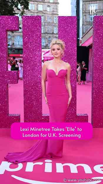 Lexi Minetree shined at the U.K. special screening of ‘Elle’ in London today.(📸: Getty Images)
