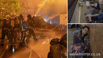 Russia hits Kyiv with ballistic missiles and drones as residents flee to subway shelters