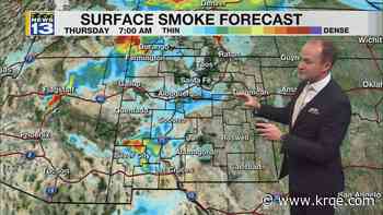 Hot and mostly dry weather continues through the Fourth of July across New Mexico