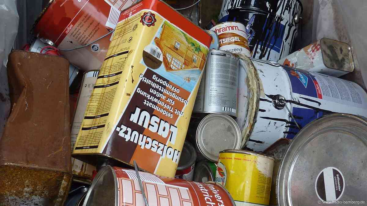 Problemmüll-Sammlung startet im Landkreis Bamberg