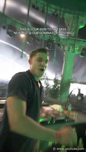 Are you ready for NOXIOUZ - The Catalyst at our Dominator hosting on Friday?