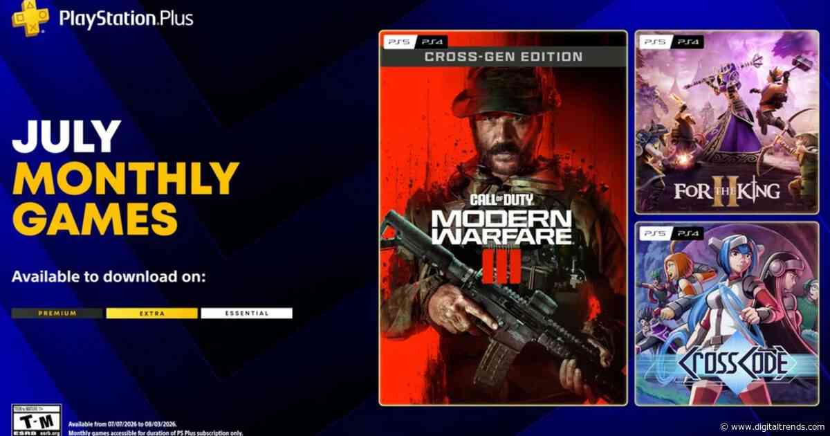PS Plus adds Modern Warfare III in July, plus two games worth your time