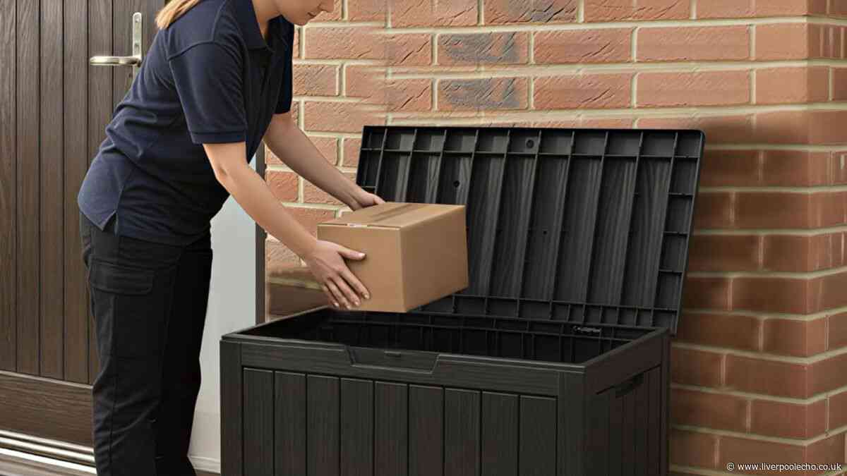 Amazon's 'easy to assemble' lockable outdoor garden storage box reduced to £34