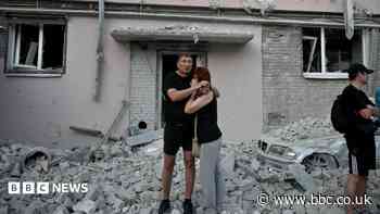 At least 13 killed in large-scale Russian missile and drone strikes on Kyiv