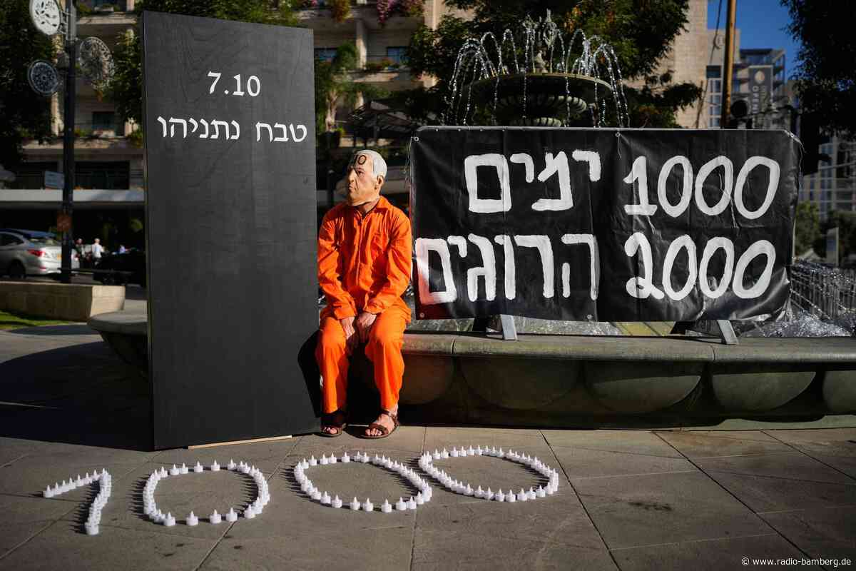 Israel gedenkt 1.000 Tagen nach Hamas-Massaker mit Protesten